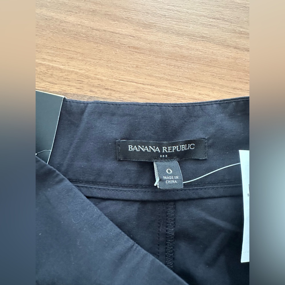 Banana Republic Black Poplin Maxi Skirt – Size 0 – NWT - Picture 8 of 8